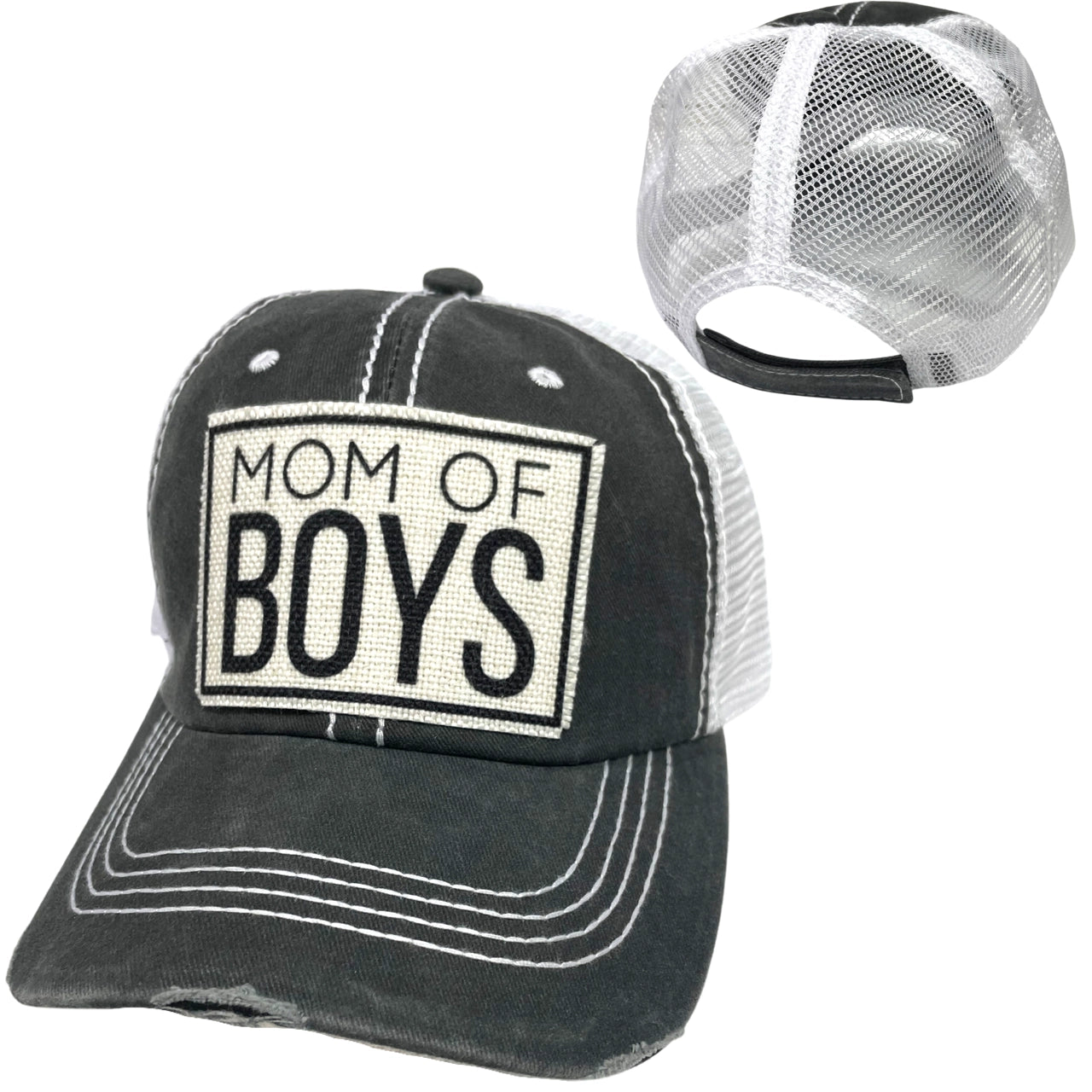 Mom Of Boys Hats