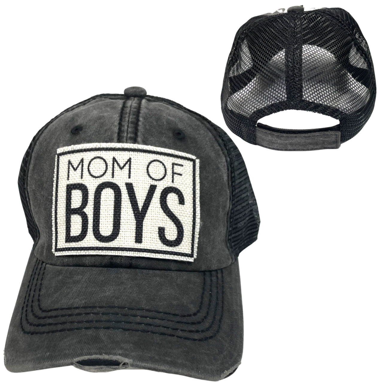 Mom Of Boys Hats