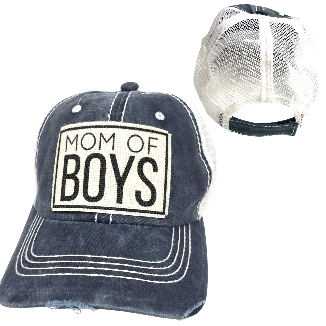 Mom Of Boys Hats