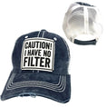 Load image into Gallery viewer, Caution I Have No Filter Hats
