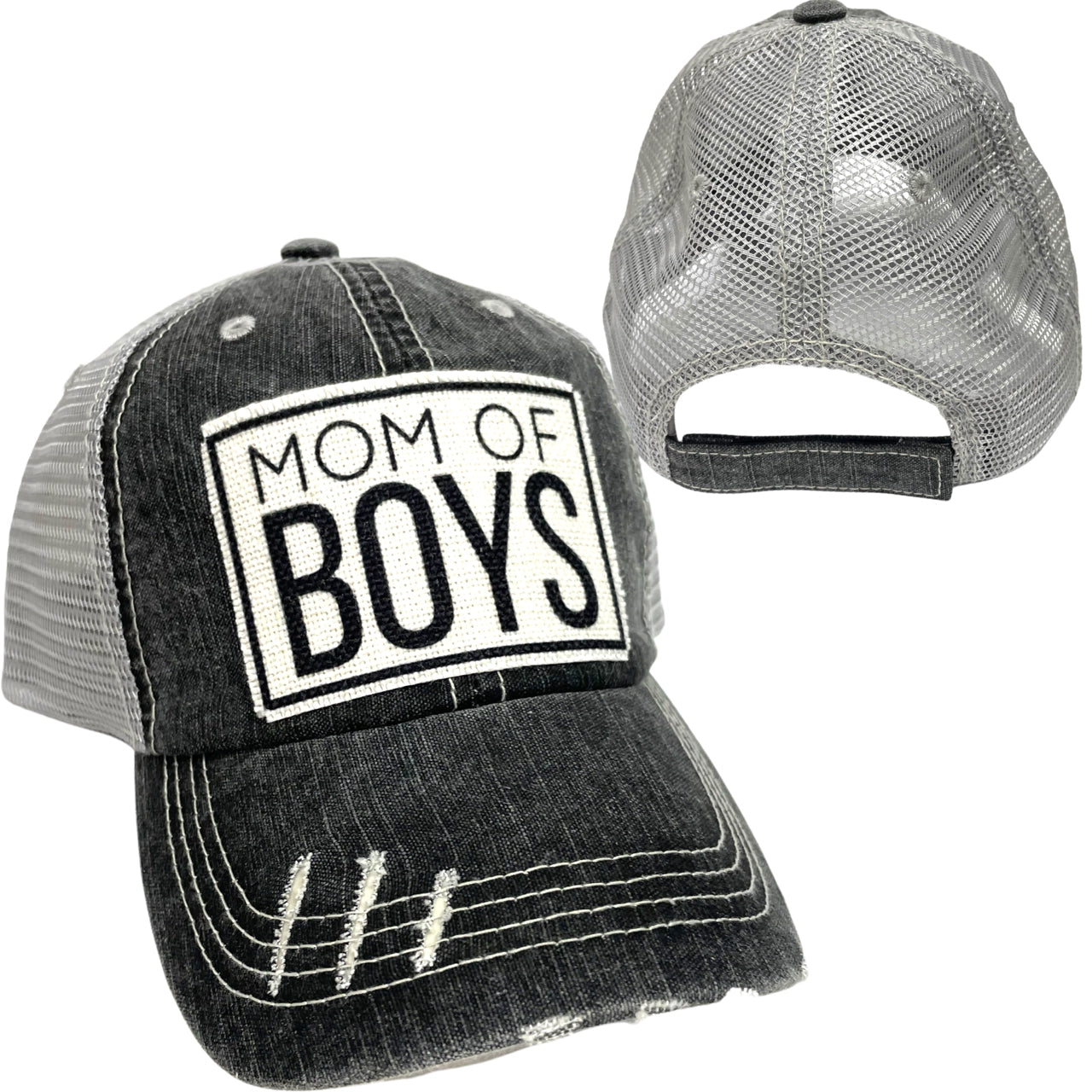 Mom Of Boys Hats