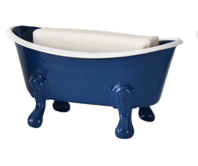 Blue Bathtub Soap Dish