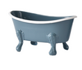 Load image into Gallery viewer, Blue-Gray Bathtub Soap Dish
