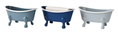 Load image into Gallery viewer, Blue-Gray Bathtub Soap Dish
