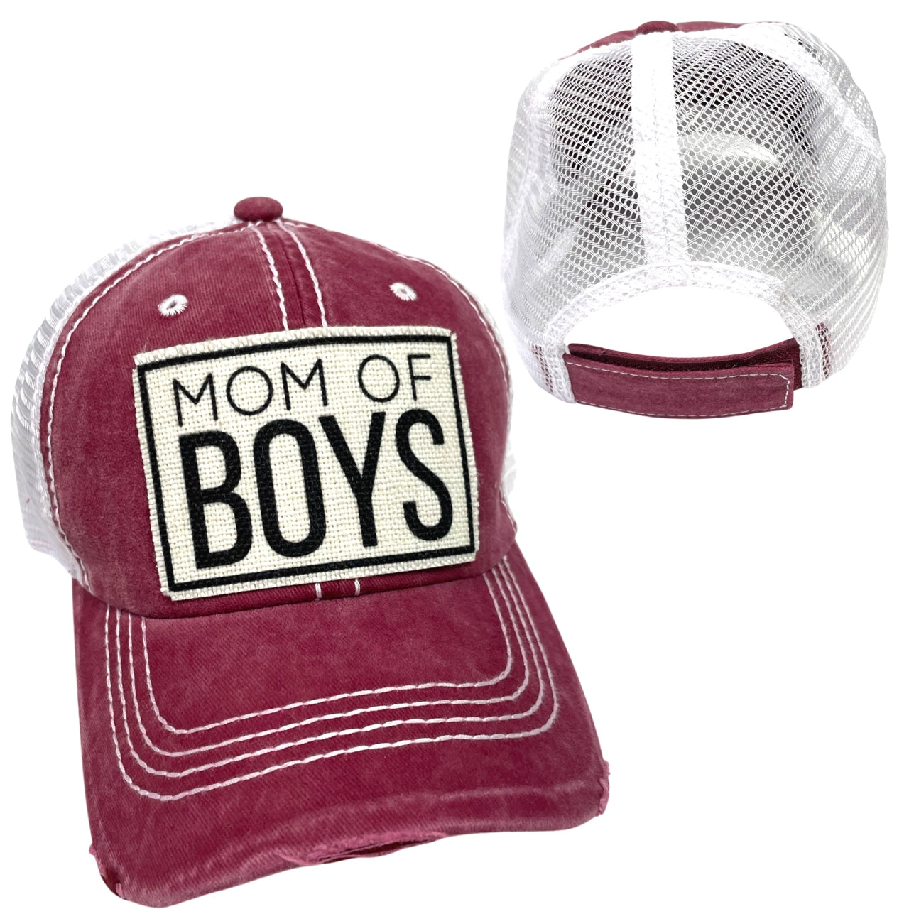 Mom Of Boys Hats