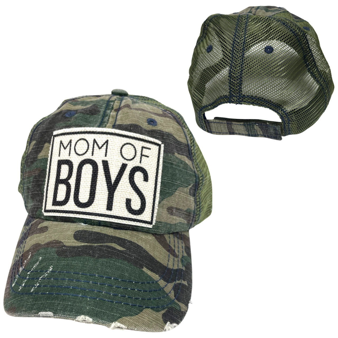 Mom Of Boys Hats