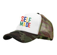 Load image into Gallery viewer, Self Made White Trucker Hat
