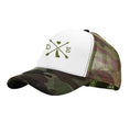 Load image into Gallery viewer, DE Map White Trucker Hats
