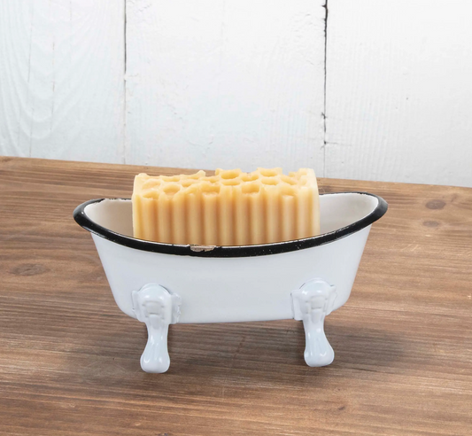 White Soap Dish