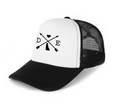 Load image into Gallery viewer, DE Map White Trucker Hats
