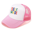 Load image into Gallery viewer, Self Made White Trucker Hat
